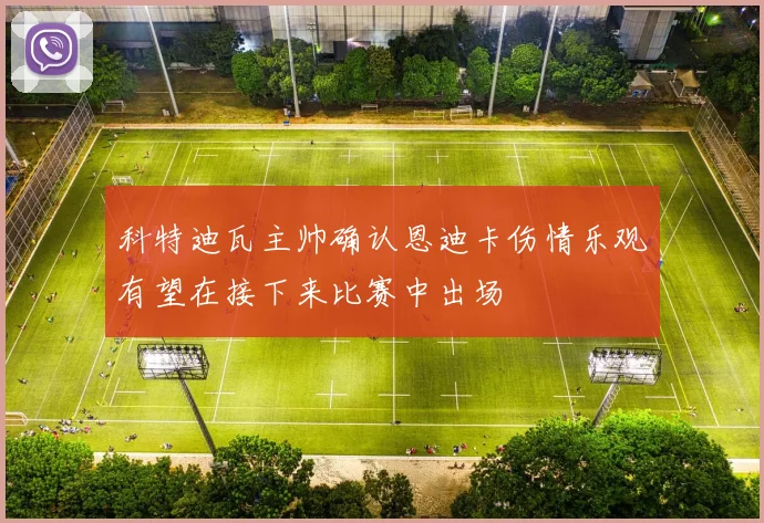 科特迪瓦主帅确认恩迪卡伤情乐观有望在接下来比赛中出场